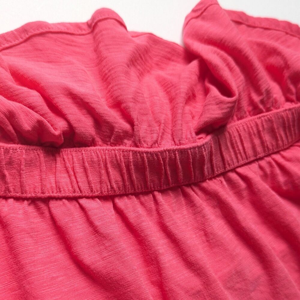 Lilly Pulitzer Wiley Tube Top | Lipstick Pink Ruffle | Pima Cotton | Women's M - Picture 4 of 9